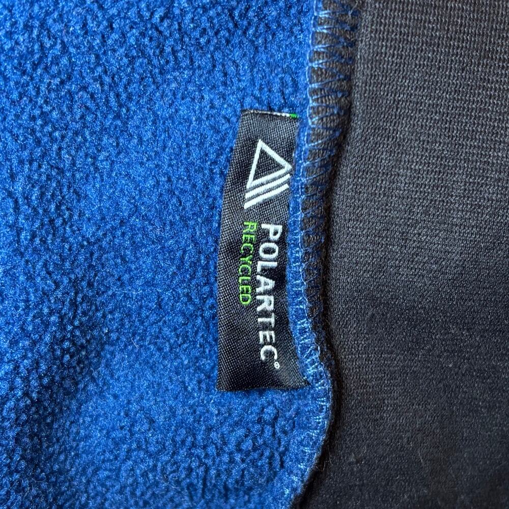 The North Face Youth Blue Gray Polartec Fleece Jacket Size L 14/16 - Picture 9 of 10